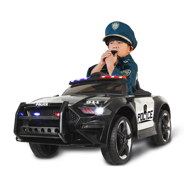 Polizeiauto US Police Elektroauto Ride-on 12V