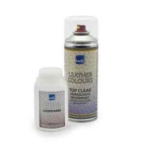 Lederfarbe 250ml mit TopClear für Porsche metropolblau