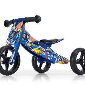 Laufrad, Dreirad Jake Cars blau MM
