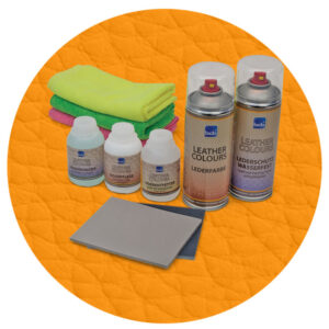 Lederreparaturset in RAL 1028 Melonengelb