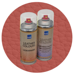 Lederfarbe mit TopClear in RAL 3033 Perlrosa