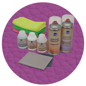 Lederreparaturset in RAL 4001 Rotlila