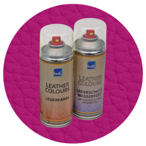 Lederfarbe mit TopClear in RAL 4006 Verkehrspurpur