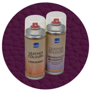 Lederfarbe mit TopClear in RAL 4007 Purpurviolett