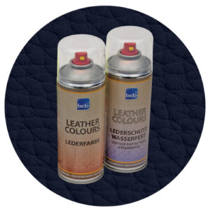Lederfarbe mit TopClear in RAL 5004 Schwarzblau