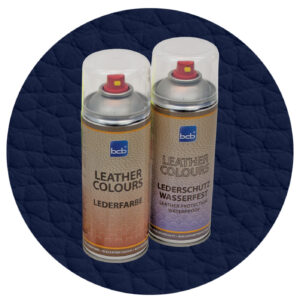 Lederfarbe mit TopClear in RAL 5011 Stahlblau