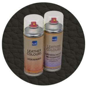 Lederfarbe mit TopClear in RAL 6008 Braungrün
