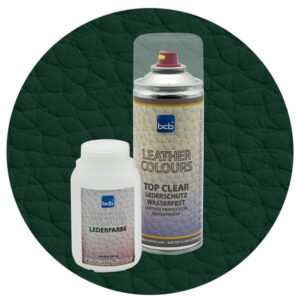 Lederfarbe 250ml mit TopClear in RAL 6009 Tannengrün