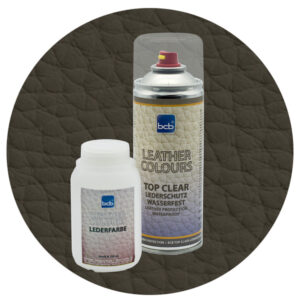 Lederfarbe 250ml mit TopClear in RAL 6014 Gelboliv
