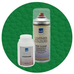 Lederfarbe 250ml mit TopClear in RAL 6016 Türkisgrün