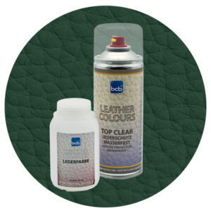 Lederfarbe 250ml mit TopClear in RAL 6020 Chromoxidgrün