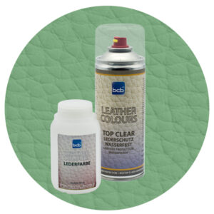 Lederfarbe 250ml mit TopClear in RAL 6021 Blassgrün
