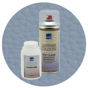 Lederfarbe 250ml mit TopClear in RAL 7001 Silbergrau