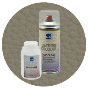 Lederfarbe 250ml mit TopClear in RAL 7002 Olivgrau