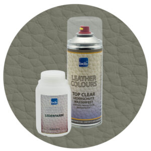 Lederfarbe 250ml mit TopClear in RAL 7003 Moosgrau