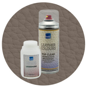 Lederfarbe 250ml mit TopClear in RAL 7006 Beigegrau