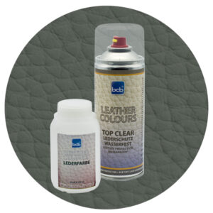 Lederfarbe 250ml mit TopClear in RAL 7009 Grüngrau