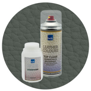 Lederfarbe 250ml mit TopClear in RAL 7010 Zeltgrau