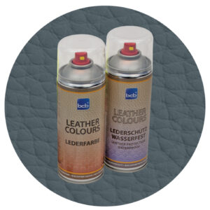 Lederfarbe mit TopClear in RAL 7012 Basaltgrau