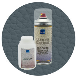 Lederfarbe 250ml mit TopClear in RAL 7012 Basaltgrau
