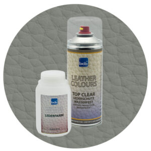 Lederfarbe 250ml mit TopClear in RAL 7023 Betongrau