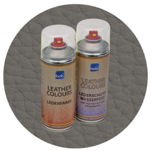 Lederfarbe mit TopClear in RAL 7039 Quarzgrau