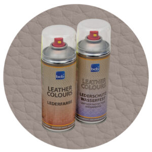 Lederfarbe mit TopClear in RAL 7048 Perlmausgrau