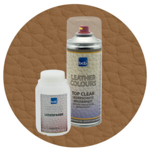 Lederfarbe 250ml mit TopClear in RAL 8000 Grünbraun