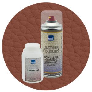 Lederfarbe 250ml mit TopClear in RAL 8024 Beigebraun