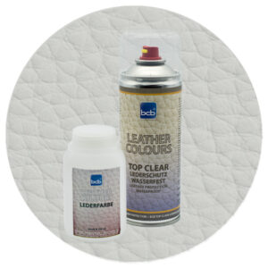 Lederfarbe 250ml  in RAL 9018 Papyrusweiss