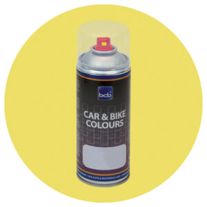 Acryllack in RAL E2 Effect 250-2 yellow