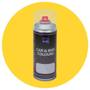 Acryllack in RAL E2 Effect 260-3 yellow