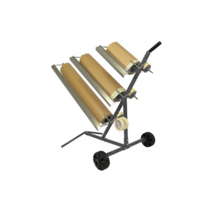 Leichtes Abrollgerät für drei Abdeckpapierrollen 30- 90 cm APP