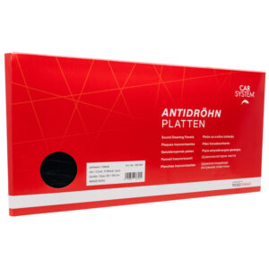 Antidröhnplatten Dämmungsplatten schwarz glatt 50 x 50cm - 10St.