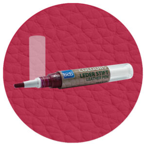 Lederstift in RAL 3027 Himbeerrot