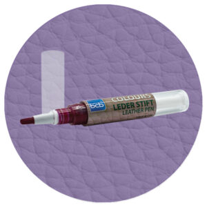 Lederstift in RAL 4011 Perlviolett