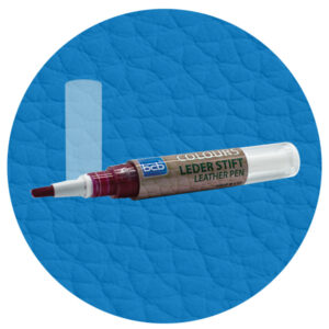 Lederstift in RAL 5012 Lichtblau