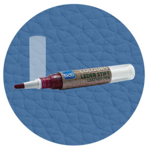 Lederstift in RAL 5014 Taubenblau