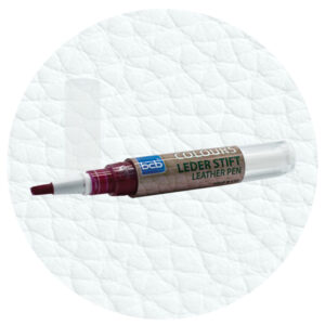 Lederstift in RAL 9010 Reinweiss