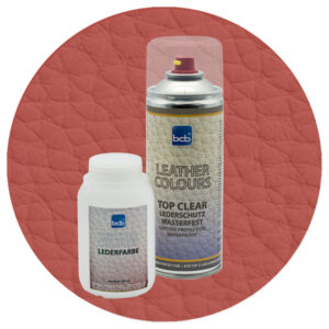 Lederfarbe 250ml mit TopClear in RAL 3033 Perlrosa