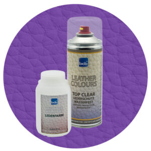 Lederfarbe 250ml mit TopClear in RAL 4005 Blaulila