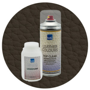 Lederfarbe 250ml mit TopClear in RAL 6022 Braunoliv