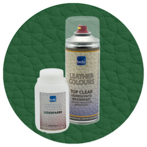 Lederfarbe 250ml mit TopClear in RAL 6035 Perlgrün