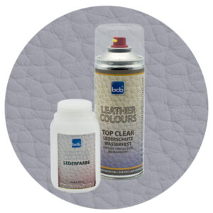 Lederfarbe 250ml mit TopClear in RAL 7004 Signalgrau