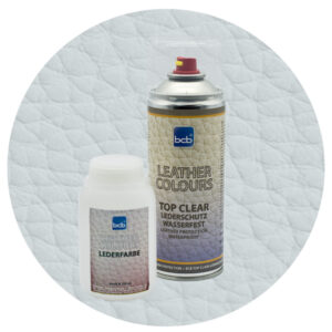 Lederfarbe 250ml mit TopClear in RAL 7035 Lichtgrau