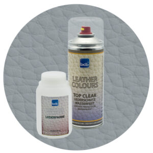 Lederfarbe 250ml mit TopClear in RAL 7042 Verkehrsgrau A