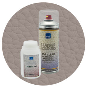 Lederfarbe 250ml mit TopClear in RAL 7048 Perlmausgrau