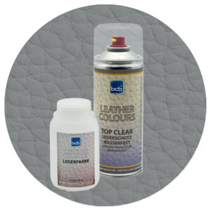 Lederfarbe 250ml mit TopClear in RAL 9023 Perldunkelgrau