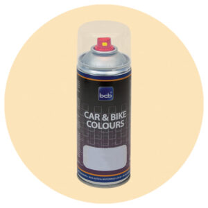 Acryllack in RAL Design 0909020 Cremegelb