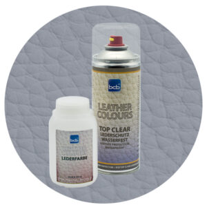 Lederfarbe 250ml mit TopClear in RAL 7045 Telegrau 1